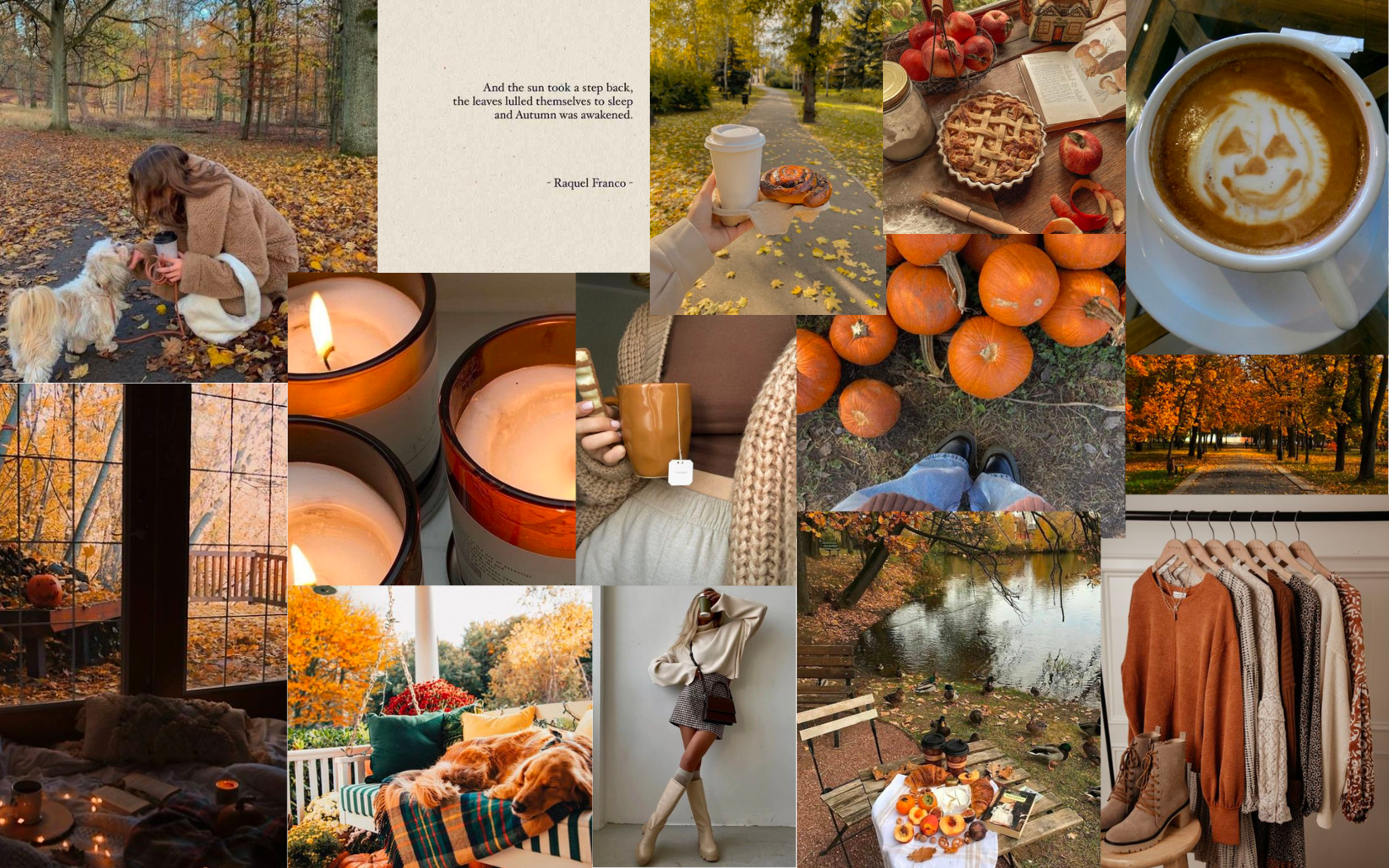 Autumn Weather Collage Wallpapers  Wallpaper Cave